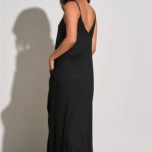 Elan Black Swim Coverup